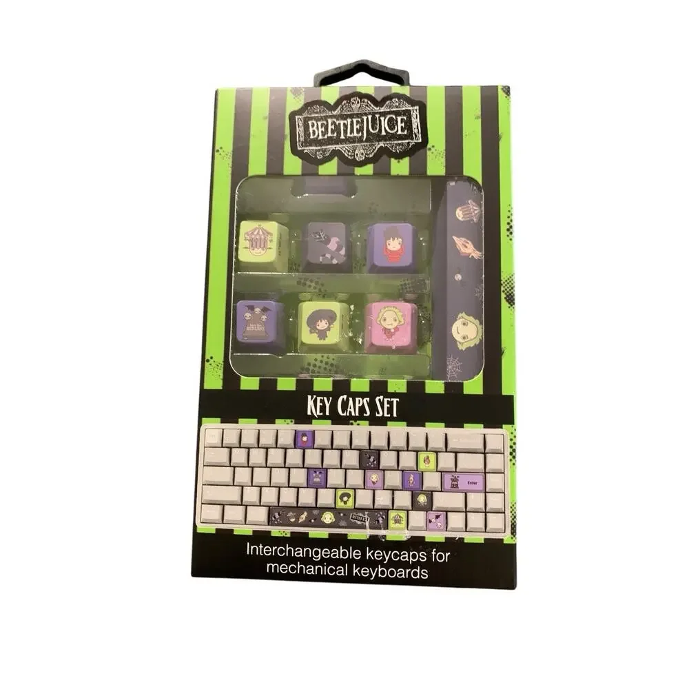 Culturefly Beetlejuice Interchangeable Key Cap Set - Mechanical Keyboards‎ - NIB